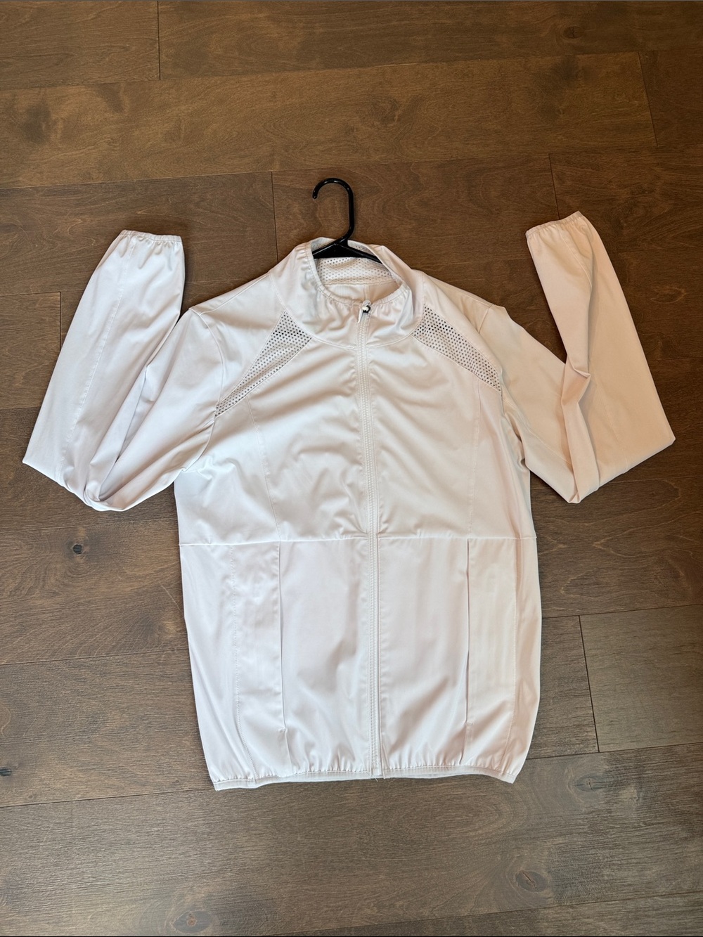 Women's White Utility Zip Jacket